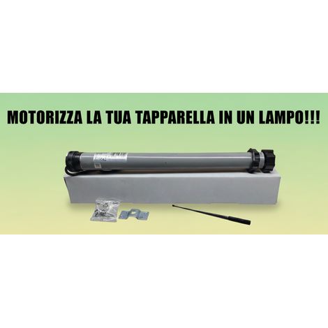 Comunello MOTORE PER TAPPARELLE BELL B45 Coppia 50Nm carico 95 Kg-W. 240-L. 56 Cm - Con staffa