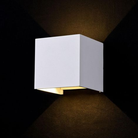 Fulton Integrierte LED-Wandleuchte Weiß, IP54 (1/5)