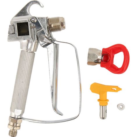Jeffergarden Pistolet de pulvérisation de peinture sans air, en alliage d'aluminium, pulvérisateur en Latex à haute efficacité pour la décoration de la maison, entretien automobile (1/5)
