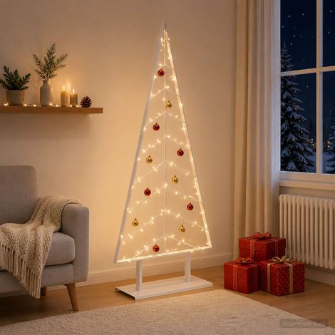 vidaXL Árbol de Navidad de metal con soporte KUOPIO 180 cm Acero (1/5)