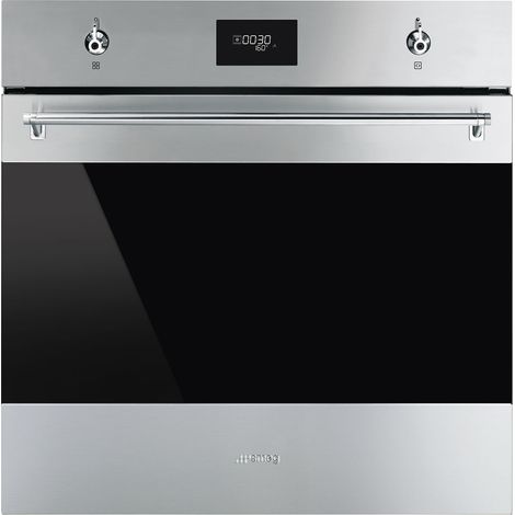 Smeg Classic Classica Forno SF6301TVX Acciaio Inox. Dimensione del forno: Largo, Tipo di forno: Forno elettrico, Capacità interna forno totale: 79 L. Posizionamento dell'apparecchio: Da incasso, Co... (1/2)