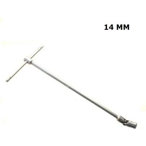 CHIAVE A T CON SNODO SNODABILE MISURA 14 MM MANICO SCORREVOLE