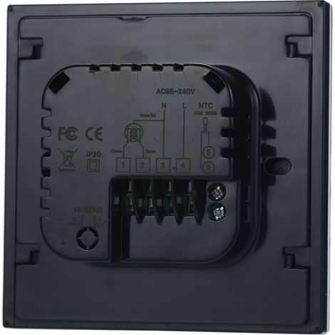 Jeffergarden Thermostat programmable avec écran LCD pour le chauffage de l'eau sanitaire. (1/5)