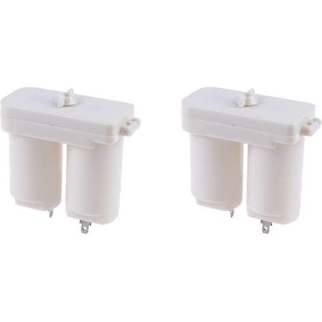 Boîtier universel pour batterie de chauffe-eau à gaz - conception en plastique double couche, accessoire indispensable, blanc. (1/5)