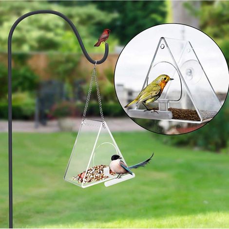 [Comedero para pájaros] + [Acrílico] + [1312,57,5 cm] + [Semicerrado, a prueba de fugas] (1/5)