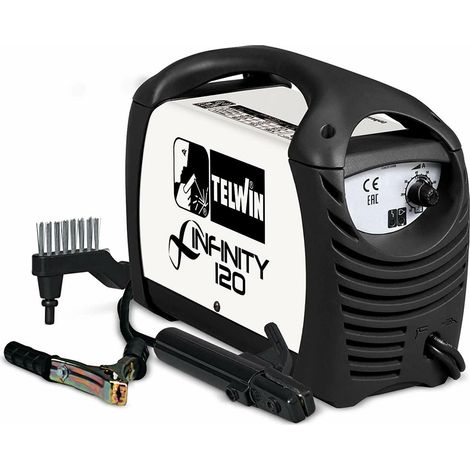 Saldatrice inverter a elettrodo corrente continua telwin infinity 120 - 80 a (1/4)