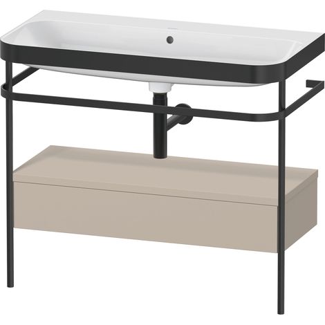 Duravit Happy D.2 Plus c-bonded Set avec console métallique et