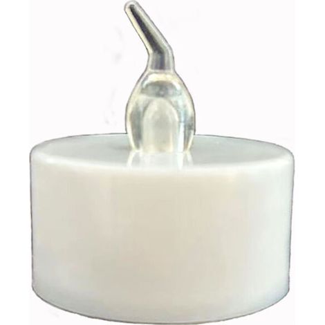 Bougies chauffe-plat CREA alimentées par télécommande, bougies vacillantes sans flamme, 24 pièces