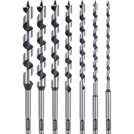 Set 7 forets métal - Pour bois tendre/dur, plastique, caoutchouc - Usage universel - Néerlandais (1/4)