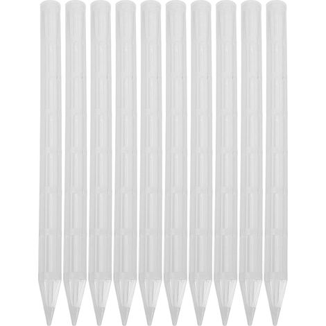 Tuteurs D'aération pour Racines de Plantes en Plastique, Lot de 20 Pièces, Tubes Ventilés pour Jardinage, Apport D'oxygène et Prévention Pourriture des Racines, (1/5)