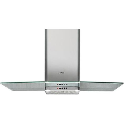 Elica T-GLASS IX GLASS A 60 Cappa Aspirante a Parete 60 cm 430 m³-h 62 dB Pulsanti colore Acciaio Inox