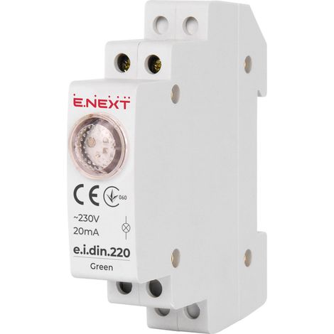 Signallampe für DIN-Schiene E.I.DIN.220 grün - EX-P059002 (1/3)