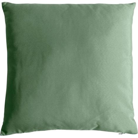 Coussin Déco Uni "Basic" 40x40cm Vert Argile (1/2)