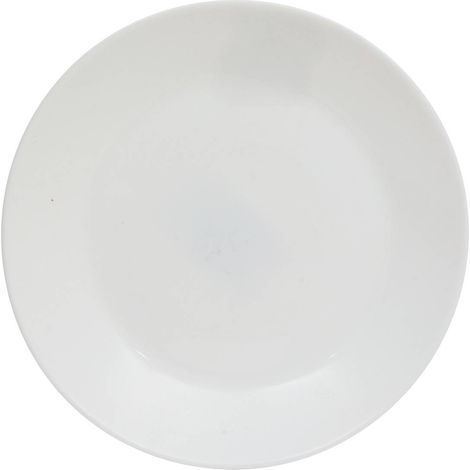 Lot de 6 Assiettes dessert Louise D18cm blanc - Atmosphera créateur d'intérieur (1/2)