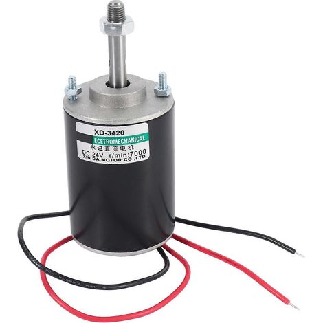 Moteur CC à aimant permanent haute vitesse Xd-3420 30W Cw/Ccw pour générateur DIY (DC 12V 3000 tr/min) (1/4)