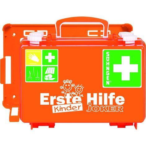Söhngen Erste-Hilfe-Koffer QUICK-CD JOKER €“ KINDER (Set für Kinder bis 6 Jahre)