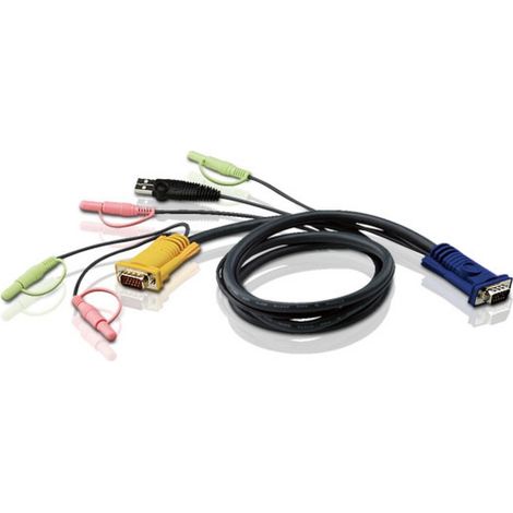 ATEN Cable KVM USB con audio y SPHD 3 en 1 de 5 m