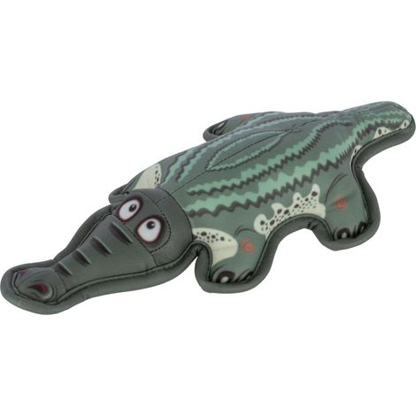 Jouet pour Chien, Jouet à rapporter, Similicuir, Vert, 27,5 cm, Lavable à 30 °C (1/2)