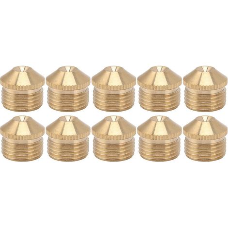 Packung mit 10 Messing-Sprühdüsen für Kühlsysteme in Gärten, auf Rasenflächen und in Industrieanlagen (G1/2 Zoll), ideal für Fabriken, Kohlebergwerke und andere Standorte.
