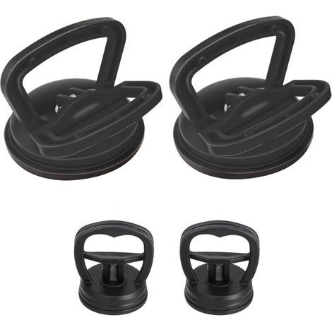 4 Pièces Ventouses Ultra Puissantes Ventouse Debosselage Carrosserie Kit de Debosselage Carrosserie pour Soulever Les écrans de Tablette, Ordinateur et Portable (2 gros 2 petits) (1/5)
