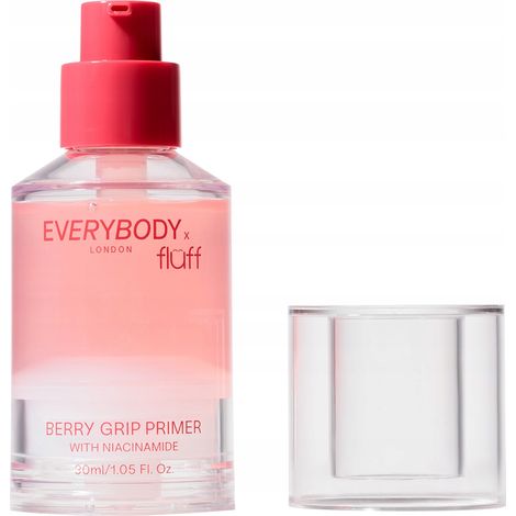 EVERYBODY LONDON x Fluff Berry Grip Primer à la niacinamide (1/4)