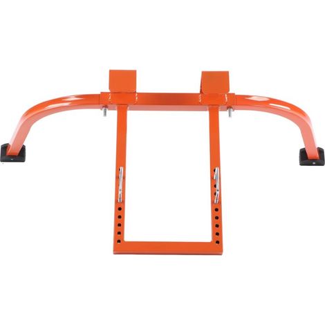 Stabilisateur d'échelle Crochet de toit en acier Entretoise d'envergure pour escalade Peinture Orange (1/5)