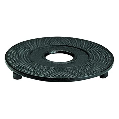 ibili Supporto per Teiera in Ghisa Nera 13x13x7 cm (1/4)