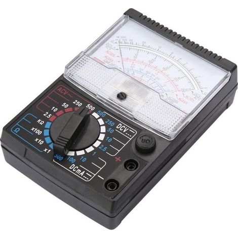 Analoges Multimeter mit 18 Messbereichen – 2,5 % Genauigkeit – Misst Wechsel- und Gleichspannung sowie Widerstand – Für Elektriker und Audio-Profis (1/4)