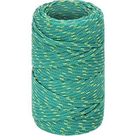 Corde de bateau, Corde de Chanvre, pour la Décoration, le Bricolage, le Jardinage Vert 2 mm 50 m Polypropylène OIB4272E (1/5)