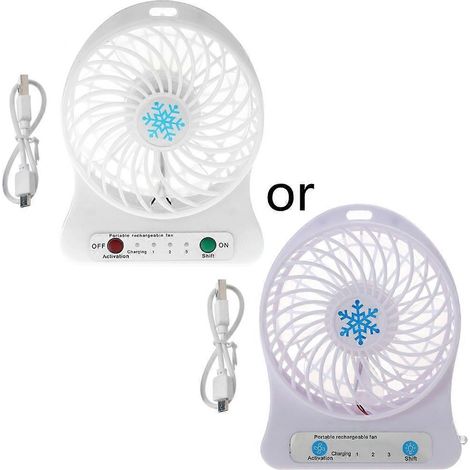 Mini ventilateur de table USB portable et silencieux (1/4)