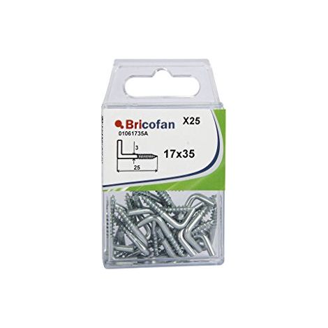 Bl 25 uds. 17x35 zincado