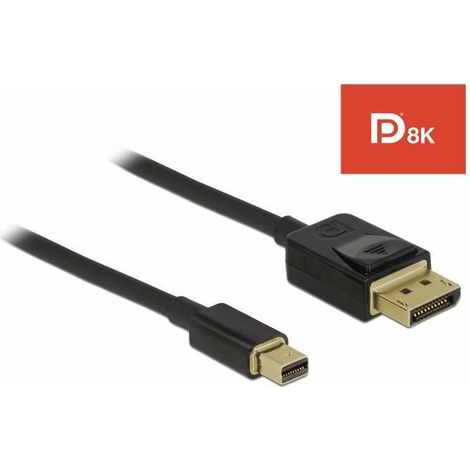 Mini DisplayPort - Câble DisplayPort - certifié version 1.4 / 8K - 1 mètre