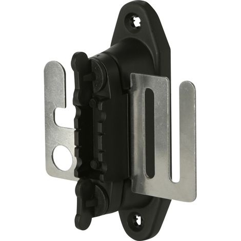 Kerbl Bandtorgriffisolator Profi Niroplatte, schwarz Keine Angabe (1/3)