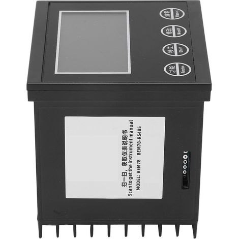Compteur numérique 6 chiffres, afficheur LCD, minuteur 0.00001-999999, 100-240V AC, usage industriel. (1/5)