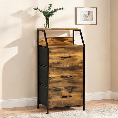 Armoire de rangement en polyester acier 44 x 29 x 92 cm (1/5)