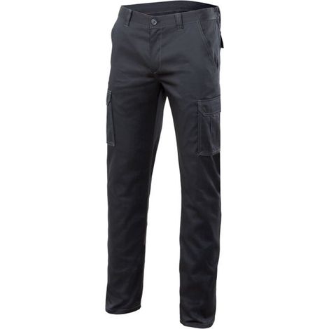 Pantalón industrial  forrado stretch multibolsillos corte Slim Fit Serie 103015S (1/5)