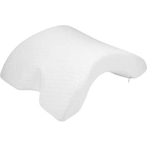 Oreiller en Mémoire de Forme U pour Couple, Confort Cervical en Mousse à Détente (1/5)