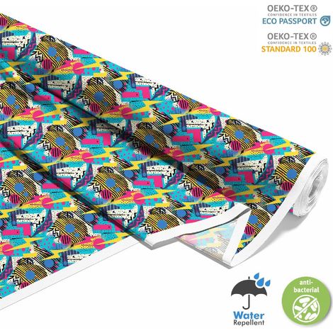 OUTDOOR DEKOSTOFFE OXFORD - Motiv Geometrisch I DX3129