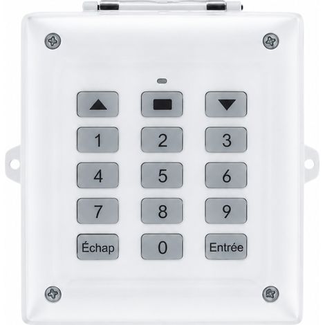 Interrupteur à code sans fil étanche 315 MHz blanc pour porte de garage et volet roulant 315 blanc 40 g – Livraison gratuite