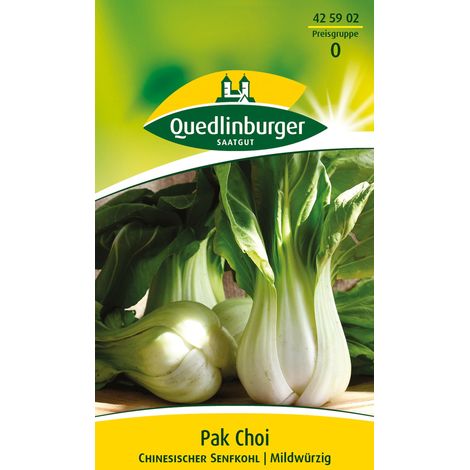Quedlinburger Saatgut – Pak choï (chou de Chine) – Graines de légumes, pour env. 60 plants (1/2)