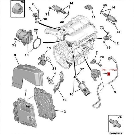 Soupape de suralimentation turbo pour Peugeot 3008, 508 et 408 - Régulateur de pression performant