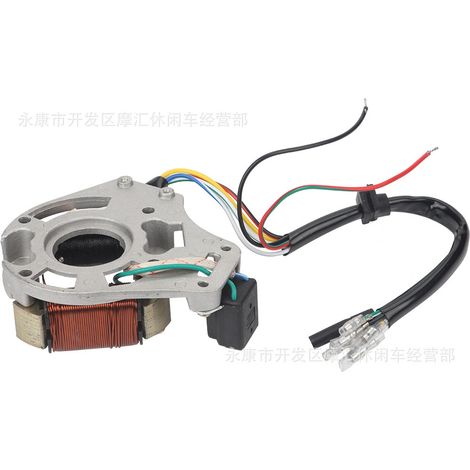 Off-road motorcycle/ATV/beach buggy accessories 50-110CC electric start DY100 coil magneto stator (1/4)
