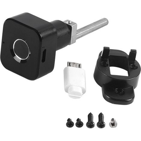 Intelligentes Fingerabdruckschloss, Schrank- und Schubladenschloss, 360°-Erkennung, USB-Ladefunktion für das Homeoffice (1/5)