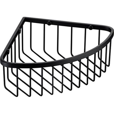Etagere Douche D'Angle Porte Shampoing Douche 7.6CM de Profondeur Porte Gel Douche Salle De Bain Serviteur De Douche Acier Inoxydable Étagère Douche Rangement Douche-Noir mat (1/5)