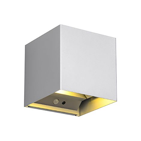 Applique da esterno LED 2 luci, metallo, titano, 10x10,5x10 cm, Talent (1/5)