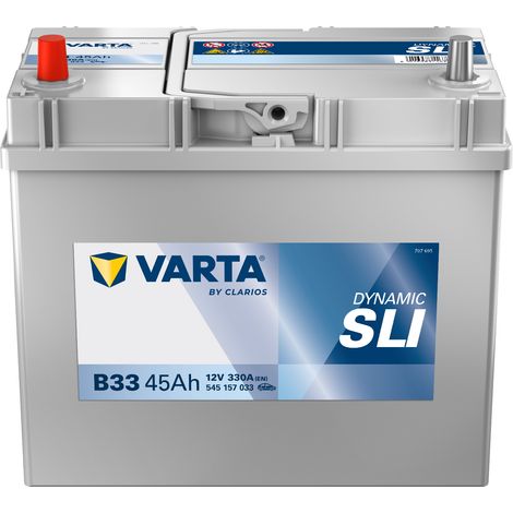 Batterie de démarrage Varta Blue Dynamic B24R B33 12V 45Ah / 330A (1/2)