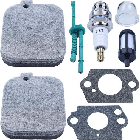 Kit d'entretien du filtre à air BG45 BG55 pour souffleur à feuilles Stihl BG46 BG65 BG85 BR45C SH55 SH85 avec joint de filtre à carburant et remplacement de la conduite de carburant 4229 120 1800 (1/5)