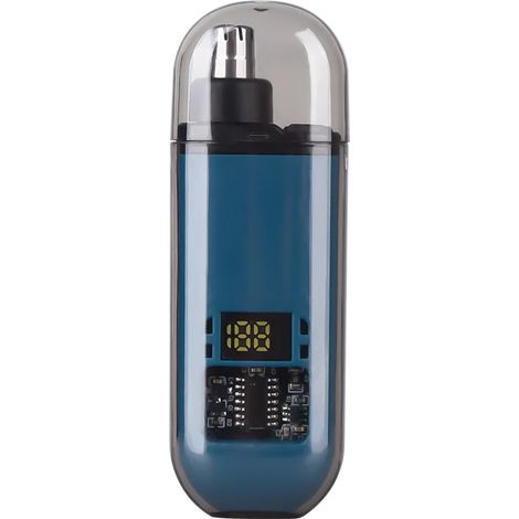 Tondeuse électrique portable 2 en 1 pour le nez et les oreilles des hommes, rechargeable par USB (1/5)