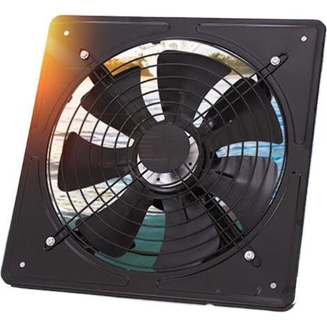 Ventilateur de plafond de ventilation d'air de RV 60W 10 12 Pouces Extracteur De Ventilation Industrielle Métal Axial Échappement Ventilateur Ventilateur Haute Vitesse Extracteur D'air Cuisine Chambre (1/5)