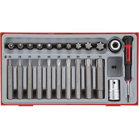 Juego de vasos y llaves, 1/2 TENGTOOLS TTTX23 68860105